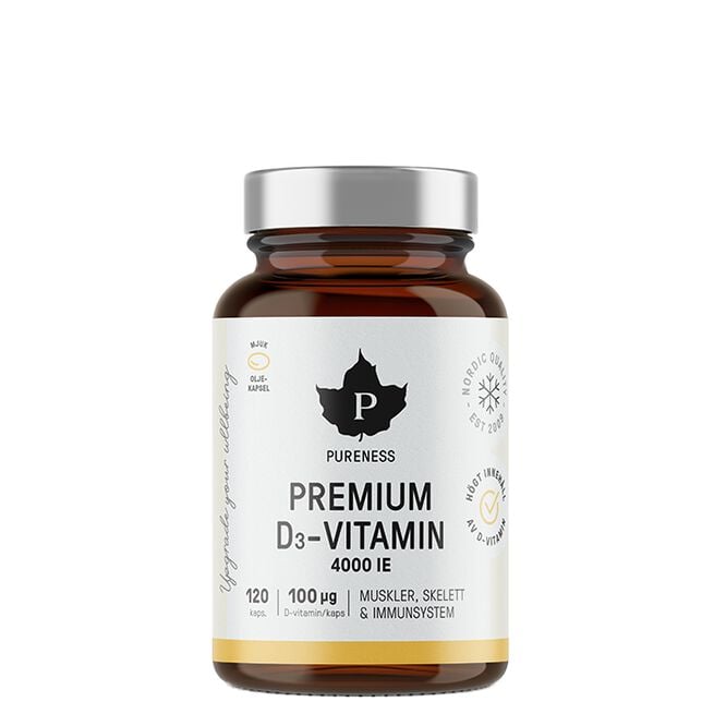 Pureness Premium D-Vitamin 120 kapslar Premium D-Vitamin 120 kapslar