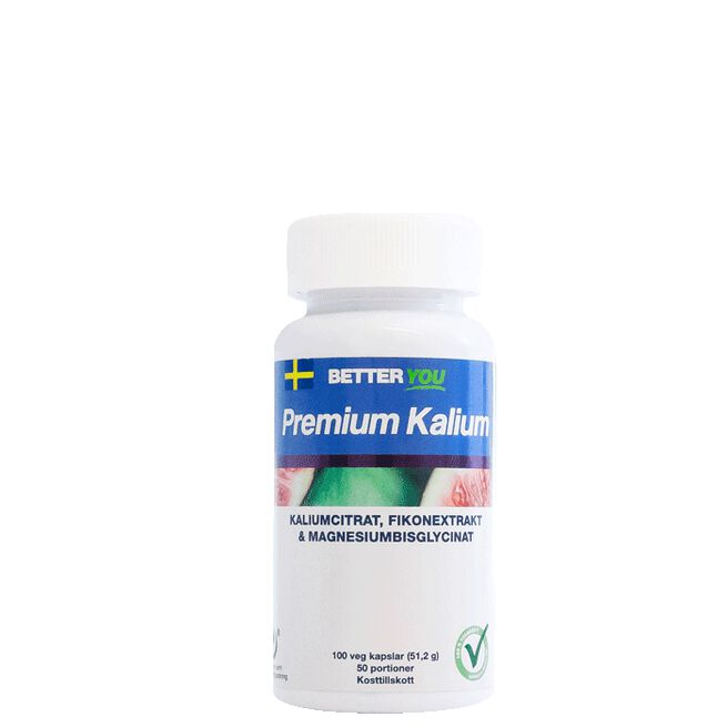 Premium Kalium, 100 kapslar Better You
