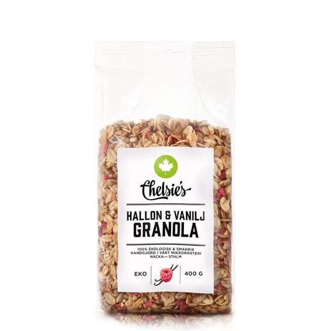 Hallon & Vanilj Granola 400 g Hallon & Vanilj Granola 400 g