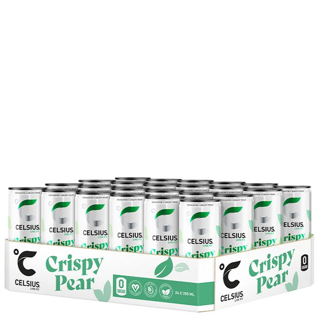 24 x Celsius, 355 ml, Crispy Pear 24 x Celsius Energidryck 355 ml Crispy Pear