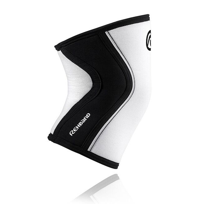 RX Knee Sleeve, 7mm, White/Black, S  RX Knäskydd 7mm Vit/Svart