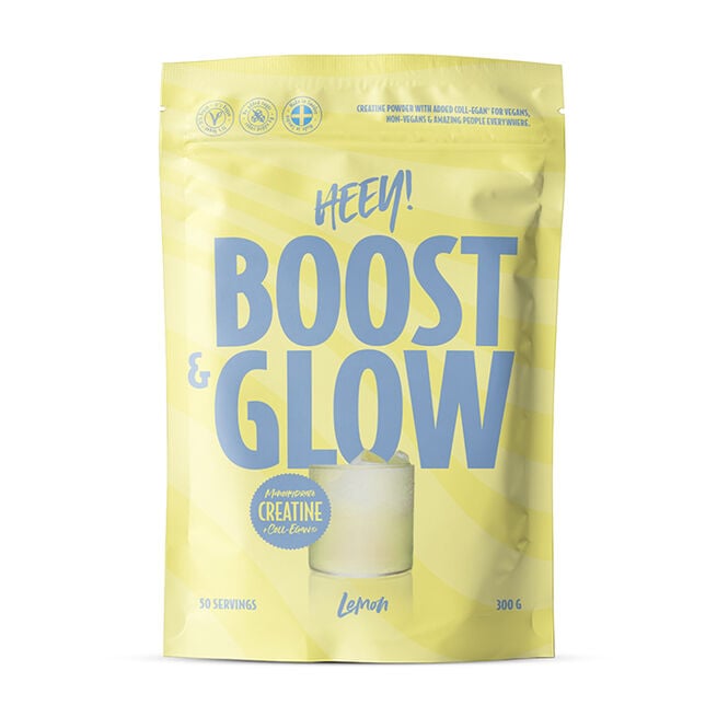 Boost & Glow Creatine + Collagen Citron 300g  Boost & Glow Creatine + Collagen 300g Citron