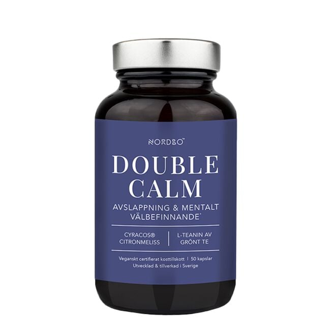 Nordbo Double Calm, 50 kapslar Double Calm Citronmeliss L-teanin 50 kapslar