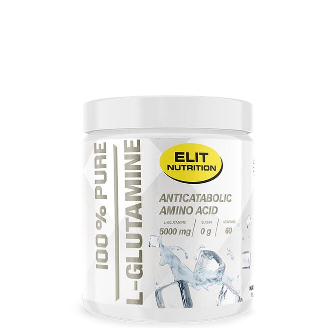 ELIT 100% Pure L-glutamine, 300 g, Natural  ELIT 100% Pure L-glutamine, 300 g Natural