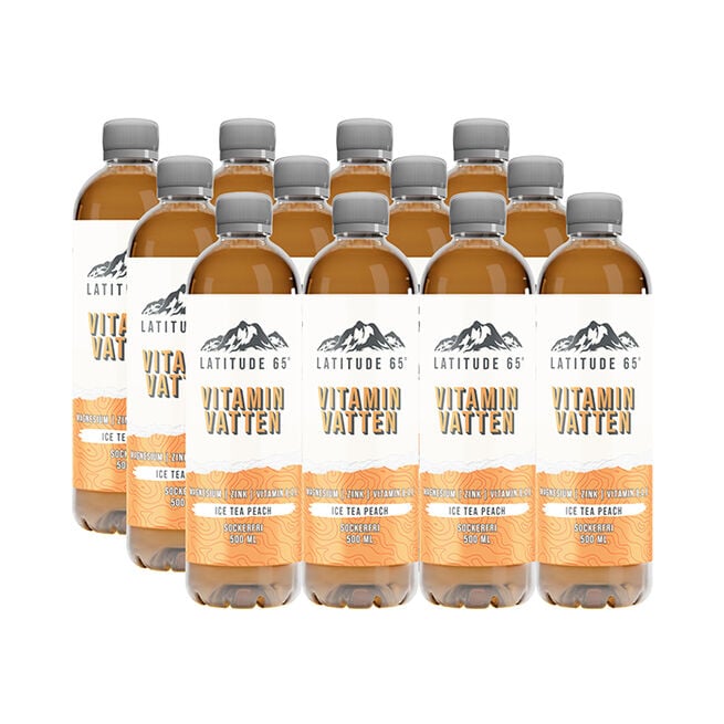 12 x Latitude 65, Vitaminvatten, 500 ml, Fläder/Citron 12 x Latitude 65, Vitaminvatten, 500 ml Fläder/Citron