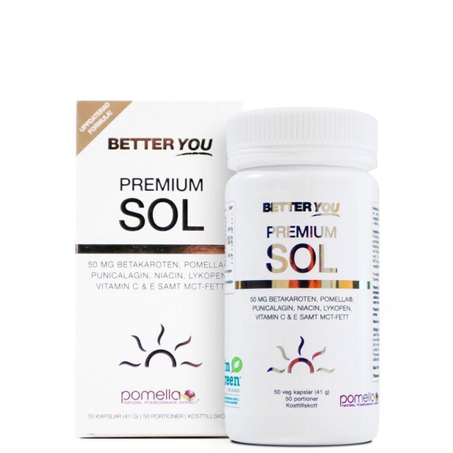Premium Sol, 50 kapslar Better You Premium Sol Betakaroten 50 kapslar