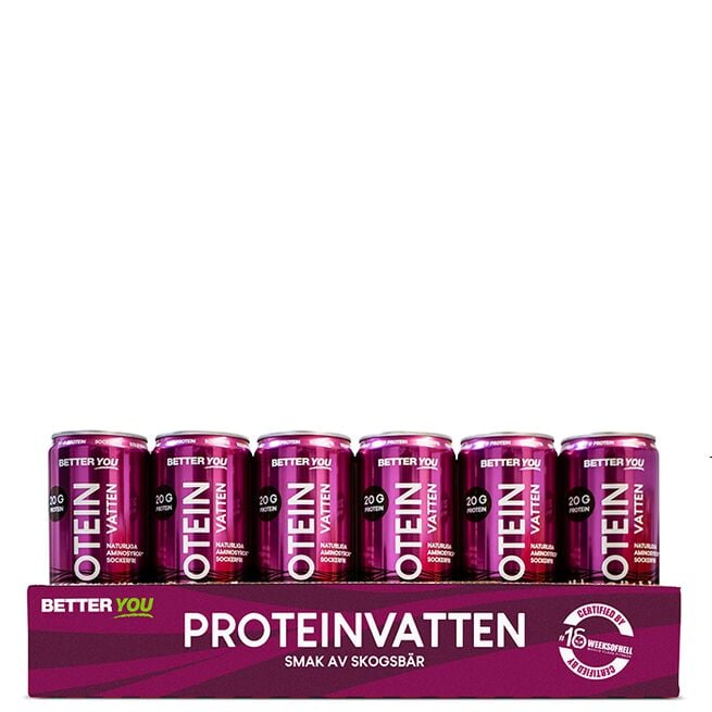 24 x Proteinvatten 330 ml Skogsbär 24 x Proteinvatten 330 ml Skogsbär