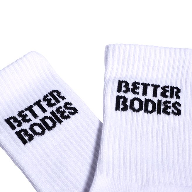 BB Crew Socks 1-pack, White BB Crew Socks 1-pack, White