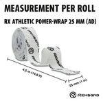 RX Athletic Power Wrap, 25mm x 4,5m