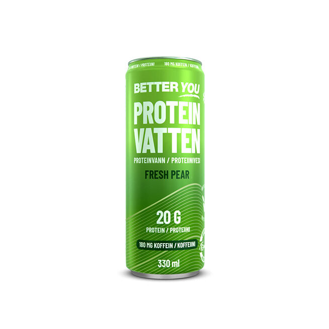 Proteinvatten Koffein Päron 330 ml Proteinvatten Koffein Päron 330 ml