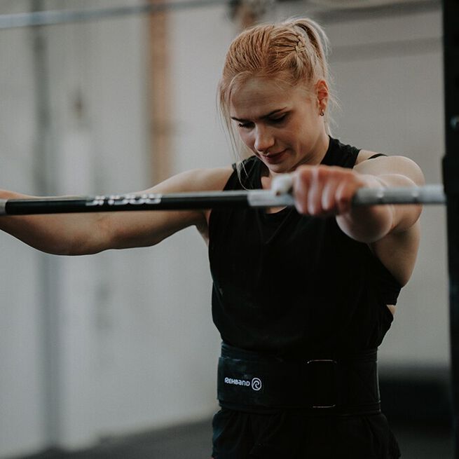 X-RX Lifting Belt, Black, S  X-RX Lyftarbälte Svart