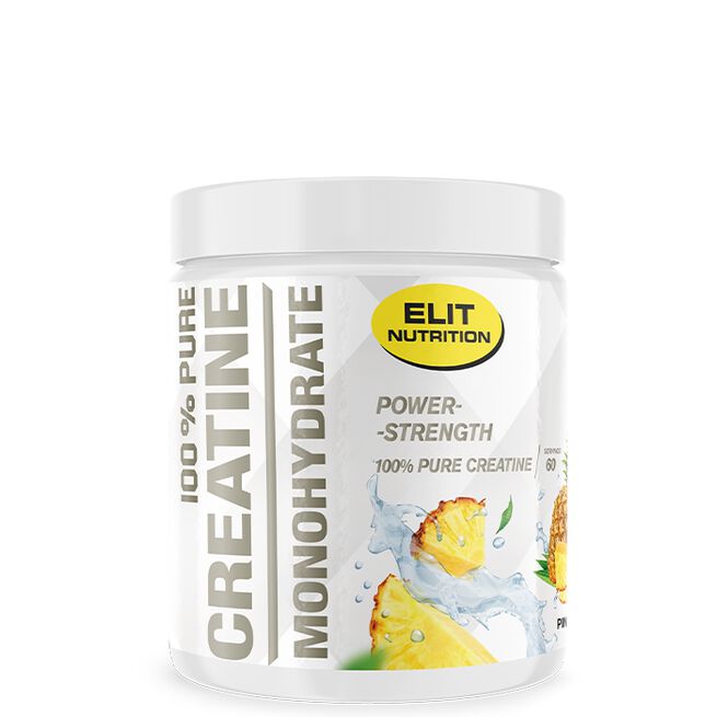 ELIT 100% Pure Creatine monohydrate, 300 g, Pineapple ELIT 100% Pure Kreatin Monohydrat 300 g Pineapple