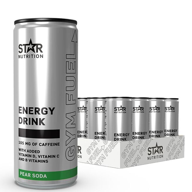 24 x Gym Fuel 330 ml Pear Soda  24 x Gym Fuel 330 ml Pear Soda