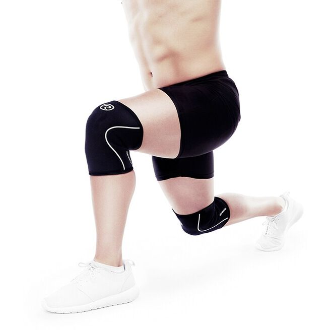 RX Knee Sleeve, 5mm, Black, L  RX Knäskydd 5mm Svart