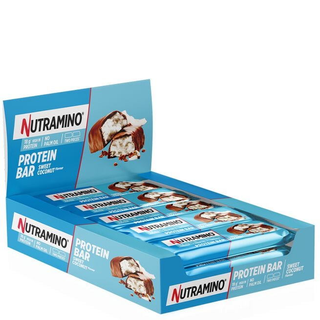 12 x Nutramino Proteinbar, 55 g, Coconut 12 x Proteinbar Coconut Coconut