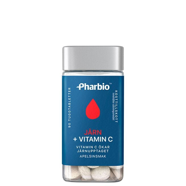 Järn + Vitamin C 90 tabletter Järn + Vitamin C 90 tabletter