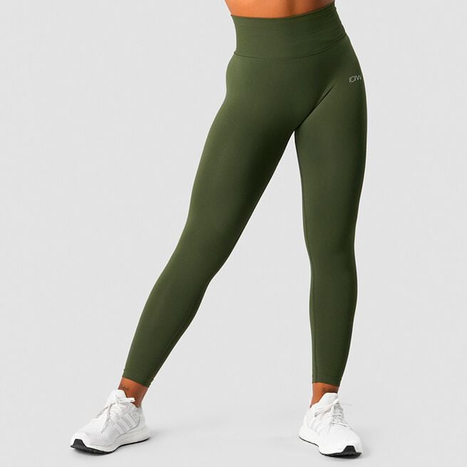 Define Seamless Scrunch Tights, Autumn Green, XS Define Seamless Scrunch Tights, Autumn Green