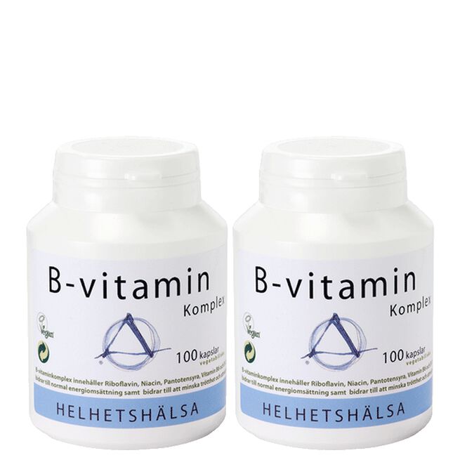 2 x B-vitamin Komplex 100 kapslar 