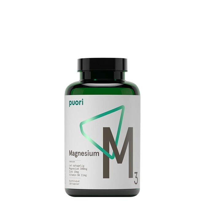 M3 magnesium Puori M3 Magnesium & Zink, 120 kapslar