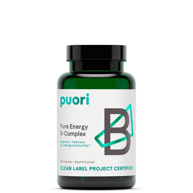 Puori Pure Energy B - Complex 60 kapslar Pure Energy B - Complex 60 kapslar