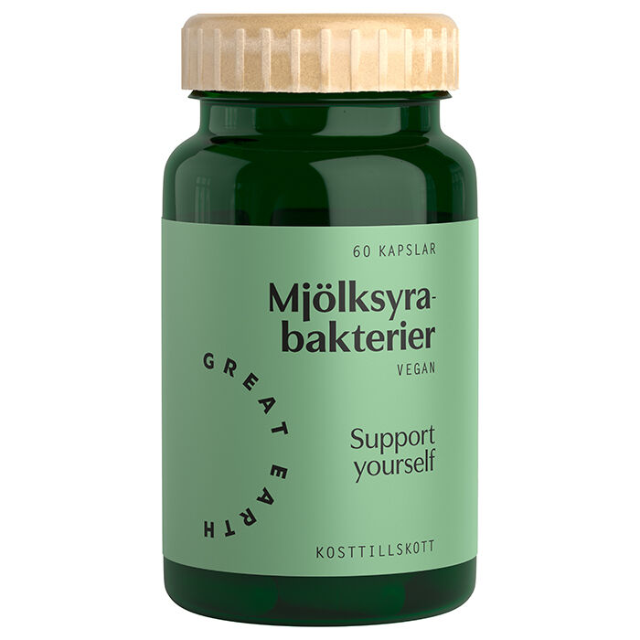 Mj&ouml;lksyrabakterier 60 kapslar