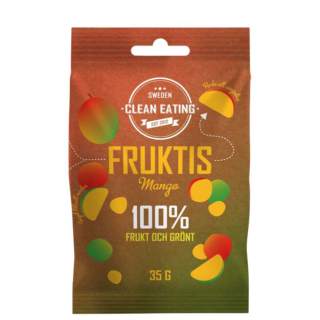Clean Eating Fruktis mango 35 g Fruktis mango 35 g