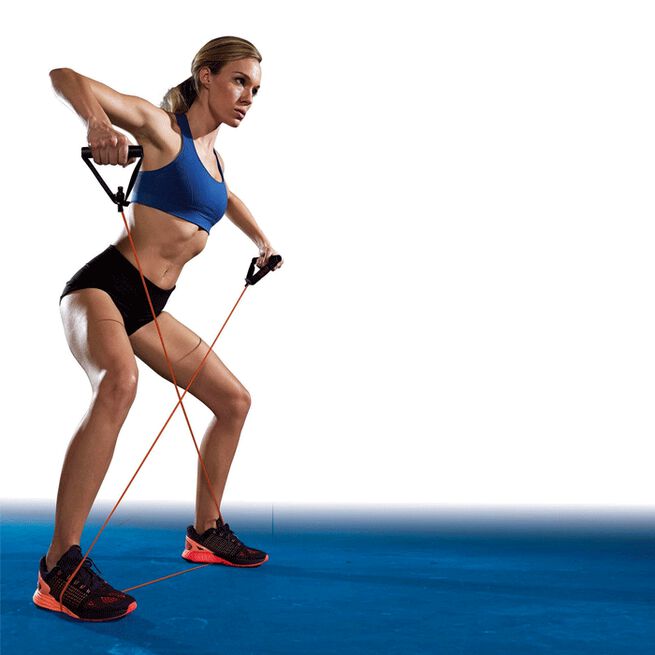 SPRI Resistance Tubing  Resistance Tubing Träningsband med Handtag