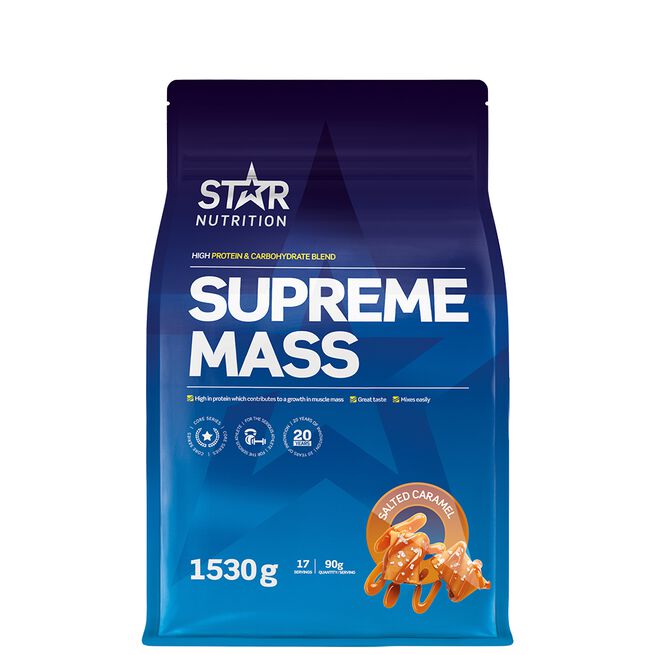 Supreme Mass, 1530 g, Salted Caramel Supreme Mass Gainer 1,53 kg Salted Caramel
