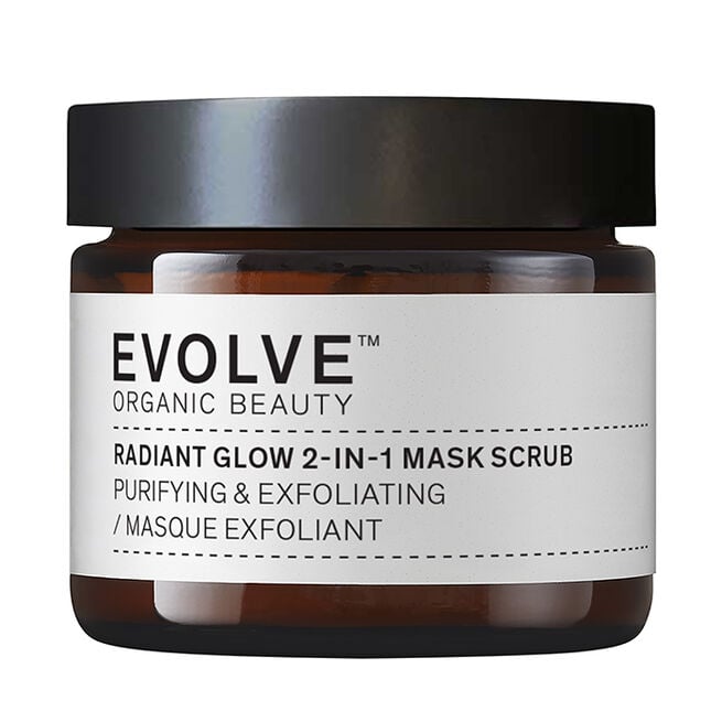 Organic Beauty Radiant Glow 2-in-1 Mask Scrub 60 ml Ansikstsmask 60 ml