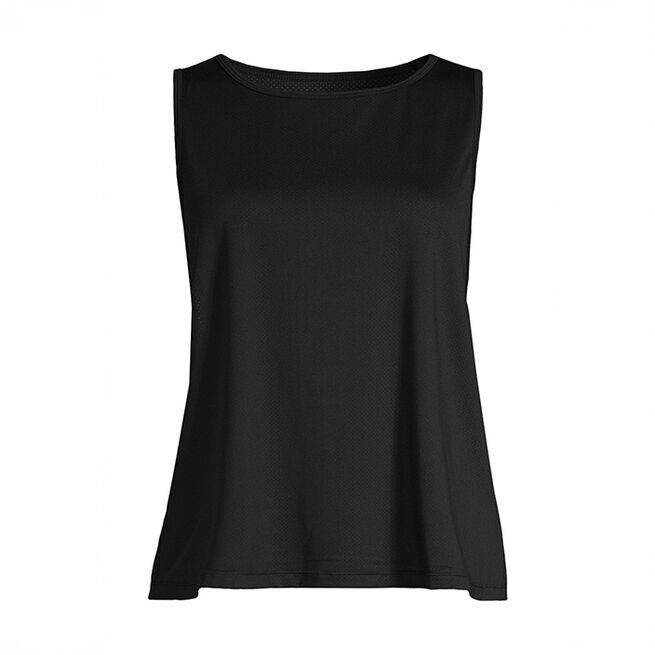 Laser Mesh Flow Tank, Black, XS Laser Mesh Träningslinne Svart