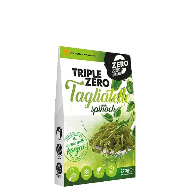 Triple Zero Pasta Tagliatelle Spenat 270 g Triple Zero Pasta Tagliatelle Spenat 270 g