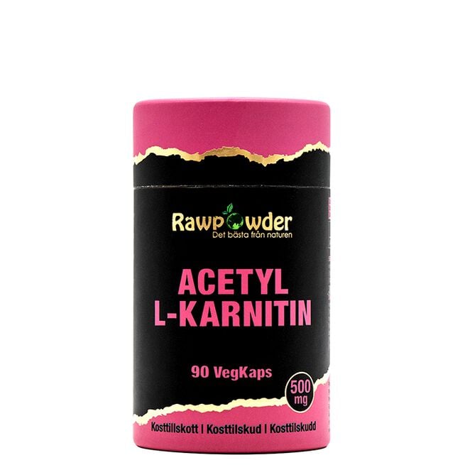 Rawpowder Acetyl L-Karnitin 500 mg 90 kapslar Acetyl L-Karnitin 500 mg 90 kapslar
