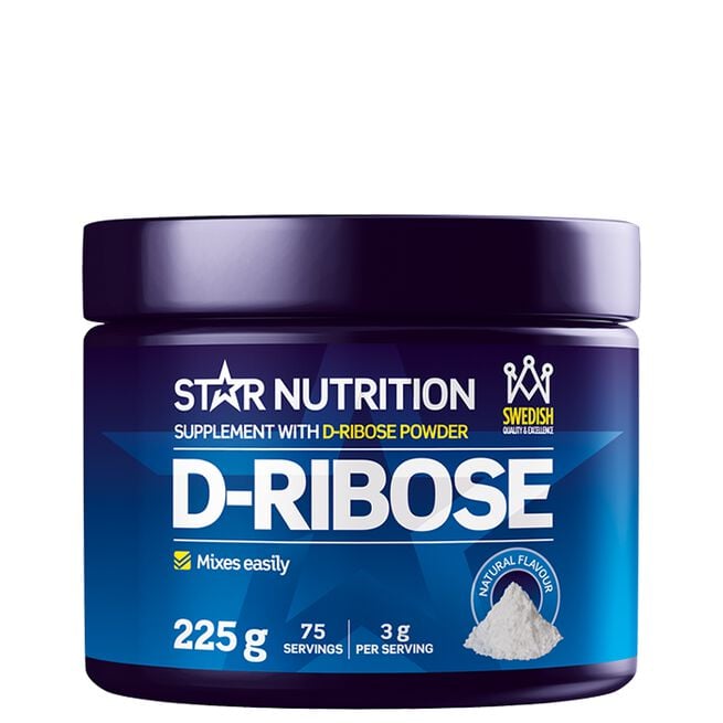 Star Nutrition D-ribose D-Ribose Fettförbrännare 225 g
