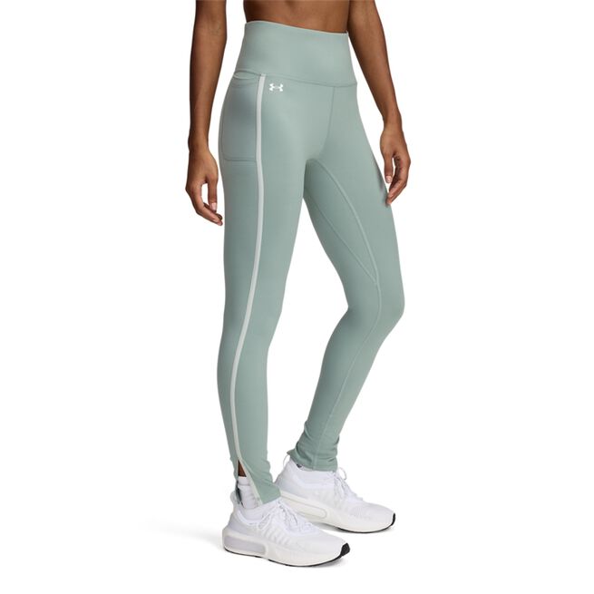 Motion Piped Legging, Silica Green, L Motion Tights Grön