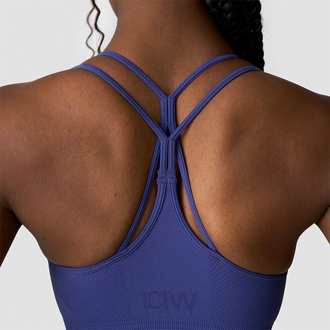 Define Seamless Sports Bra, Dark Slate Blue, L  Define Seamless Sport-bh Mörkblå
