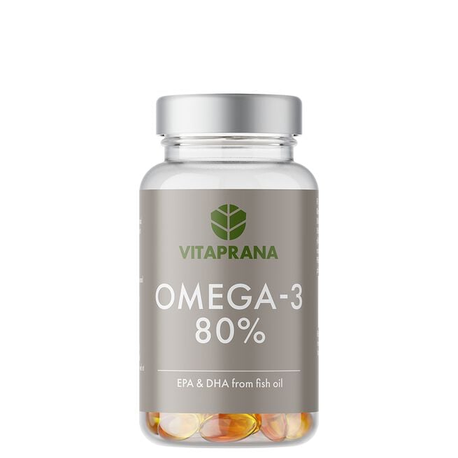 Vitaprana Omega-3 80%, 100 kapslar Omega-3 80% 100 kapslar