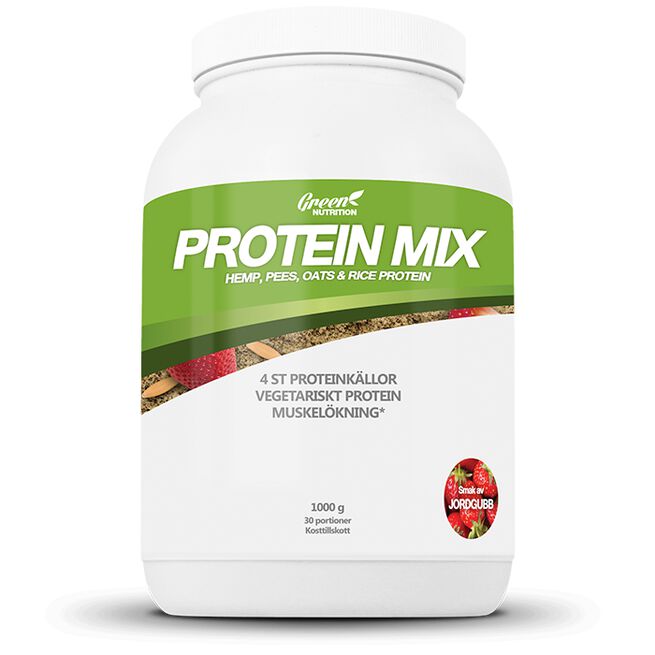 Vegetariskt Proteinpulver 1000 g Jordgubb Vegetariskt Proteinpulver 1000 g Jordgubb