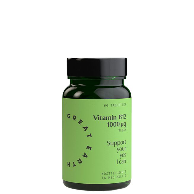 Vitamin B12 1000 mcg, 60 tabletter