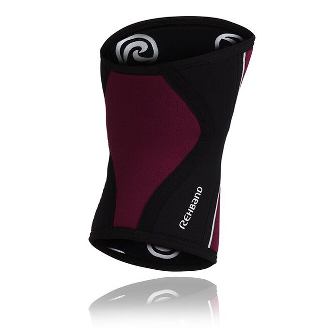 RX Knee Sleeve, 5mm, Burgundy/Black, XS  RX Knäskydd 5mm Vinröd/Svart