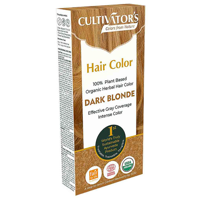 Växtbaserad Hårfärg Mörkblond 100 g Växtbaserad Hårfärg 100 g