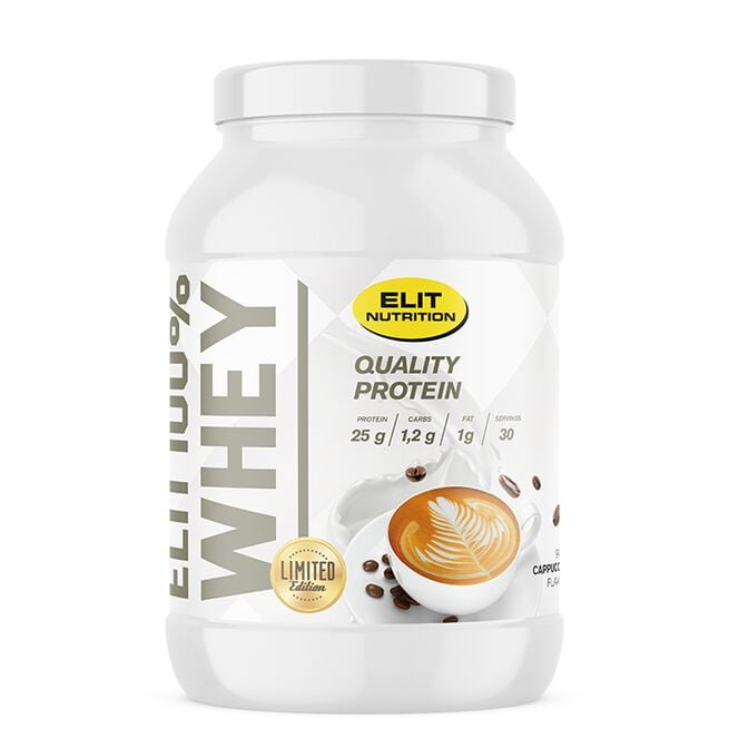 ELIT 100% Whey, 900 g, Cappuccino ELIT 100% Whey Vassleprotein 900 g Cappuccino