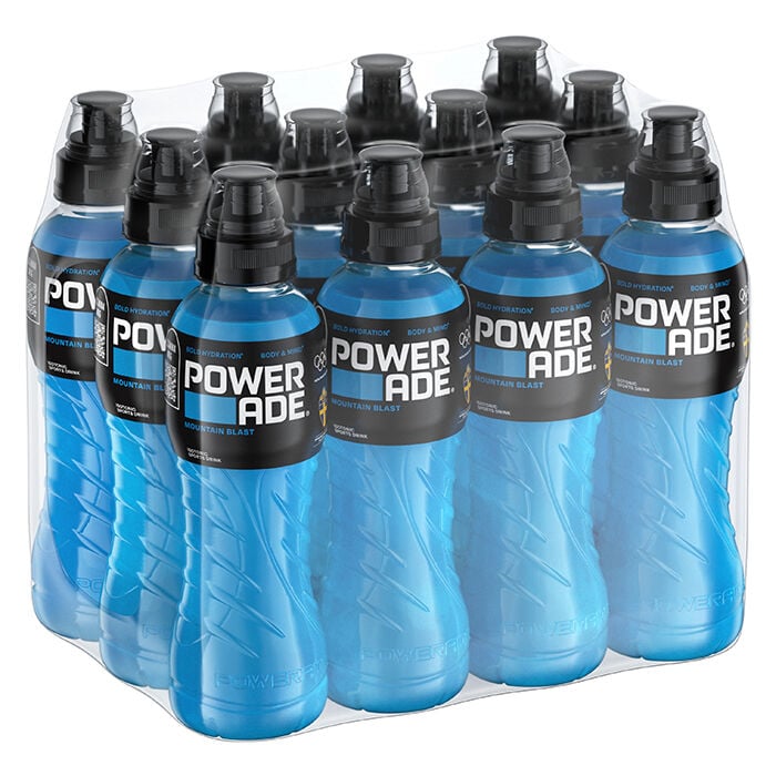 12 x Powerade 50 cl 2 kr pant Mountain Blast