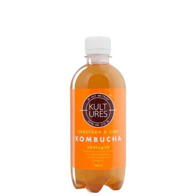 Kultures Kombucha Ginger Lime, 400 ml Kultures Kombucha Ginger Lime, 400 ml
