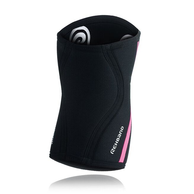 RX Knee Sleeve, 7mm, Black/Pink, M  RX Knäskydd 7mm Svart/Rosa