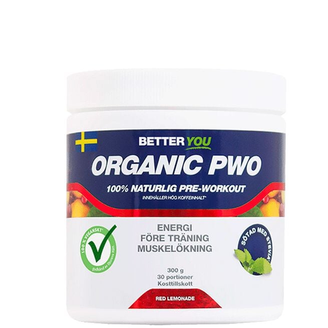 Organic PWO, 300 g Better Red Lemonade Organic PWO 300 g Red Lemonade