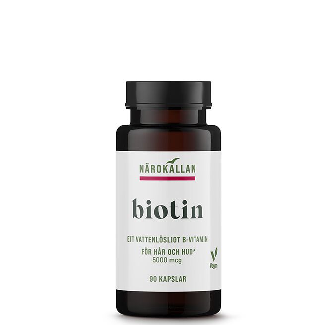 Närokällan Biotin 5000 mcg 90 kapslar