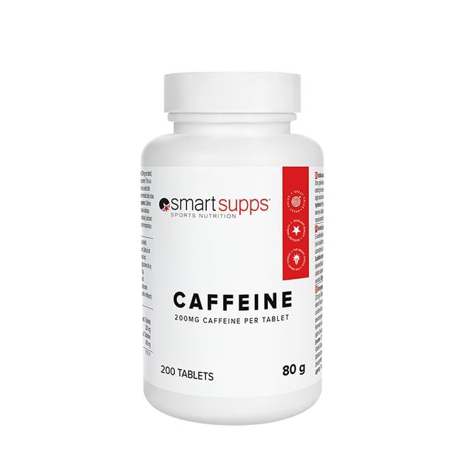 SmartSupps Caffeine, 200mg, 200 tabs Caffeine 200mg Koffeintabletter 200 Kapslar