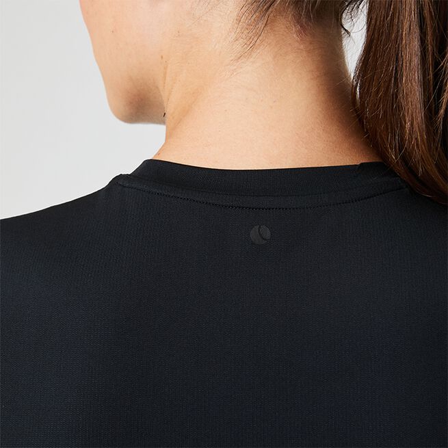 Borg Cropped T-shirt, Black Beauty, L  Borg Cropped T-shirt Svart