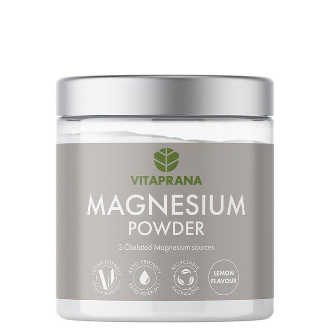 Vitaprana Magnesium Powder, 210g, Lemon Magnesiumpulver 210 g Lemon