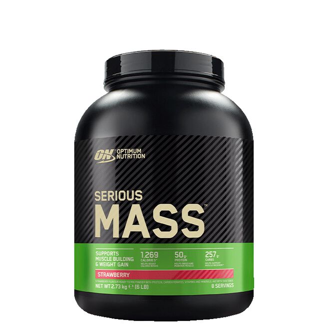 Optimum Nutrition, Serious Mass, 2727 gram, Strawberry Serious Mass Gainer 2,7 kg Strawberry